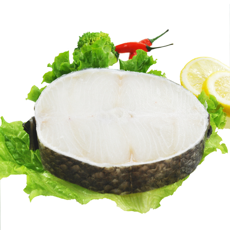 京鲜生 原切鲜冻银鳕鱼 犬牙鱼500g 袋装