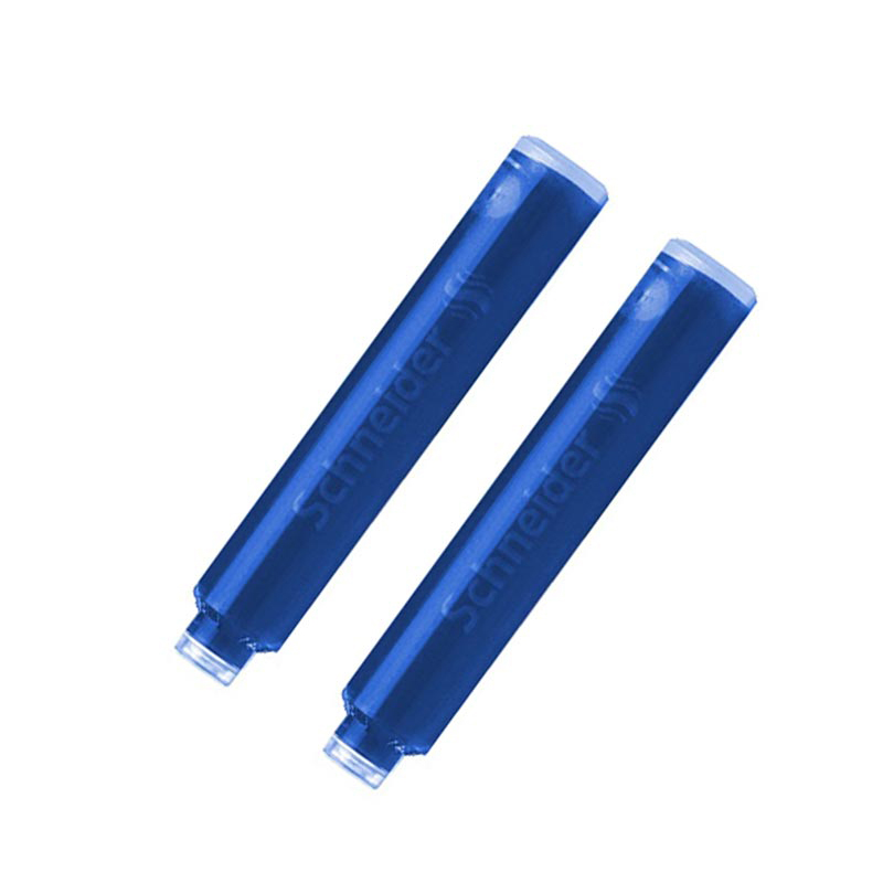 施耐德(schneider)钢笔墨囊德国进口墨水胆欧标钢笔适用 蓝色 3盒/18