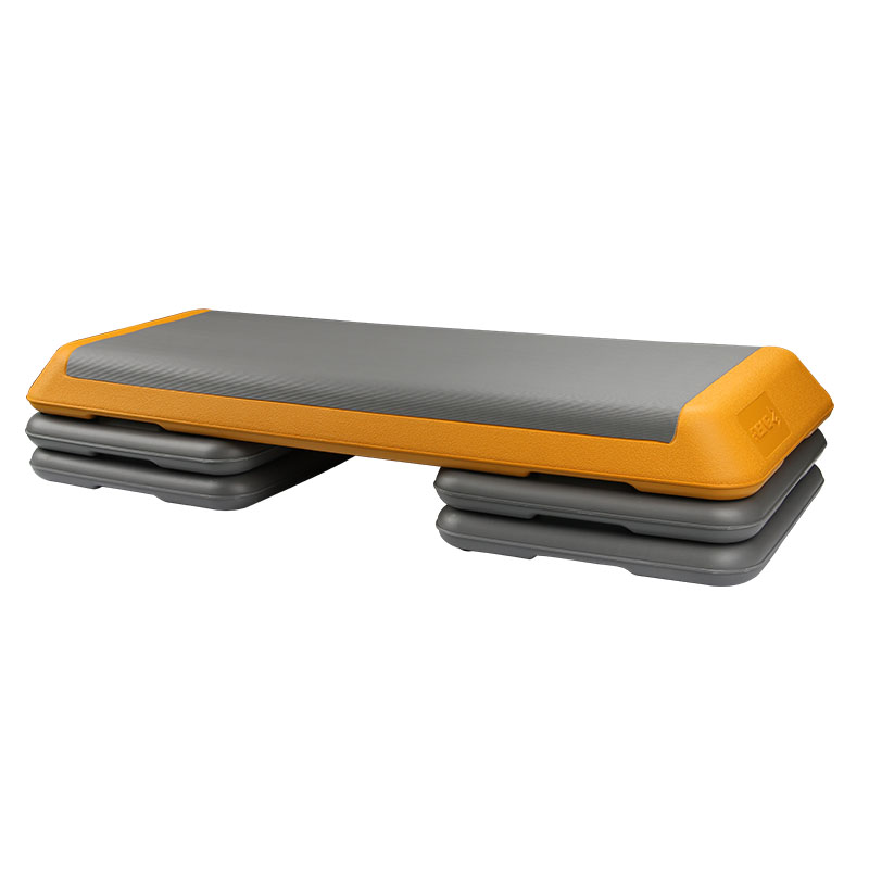 RISING锐思Rro 有氧健身韵律踏板 多功能三层跳操板垫 高度可调节脚踏垫板 橙黄色