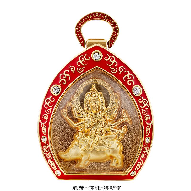 修明堂*唐密密宗摩利支天佛母佛牌吊坠 密教东密光明天母项链吊坠佛牌