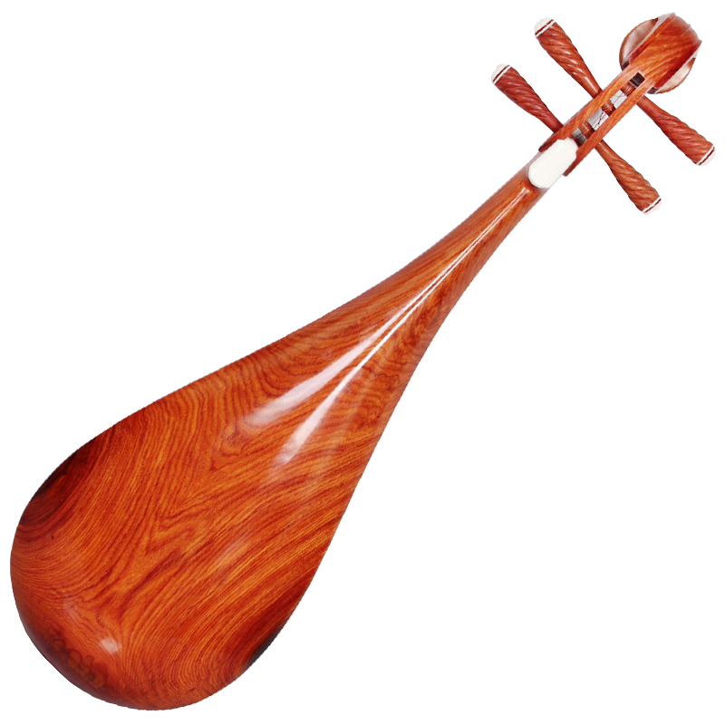 梵巢 琵琶乐器 PP-07 酸枝木整背板木轴木相材质 梧桐木面板 打抛光 演出演奏用琴 酸枝木琵琶PP-07