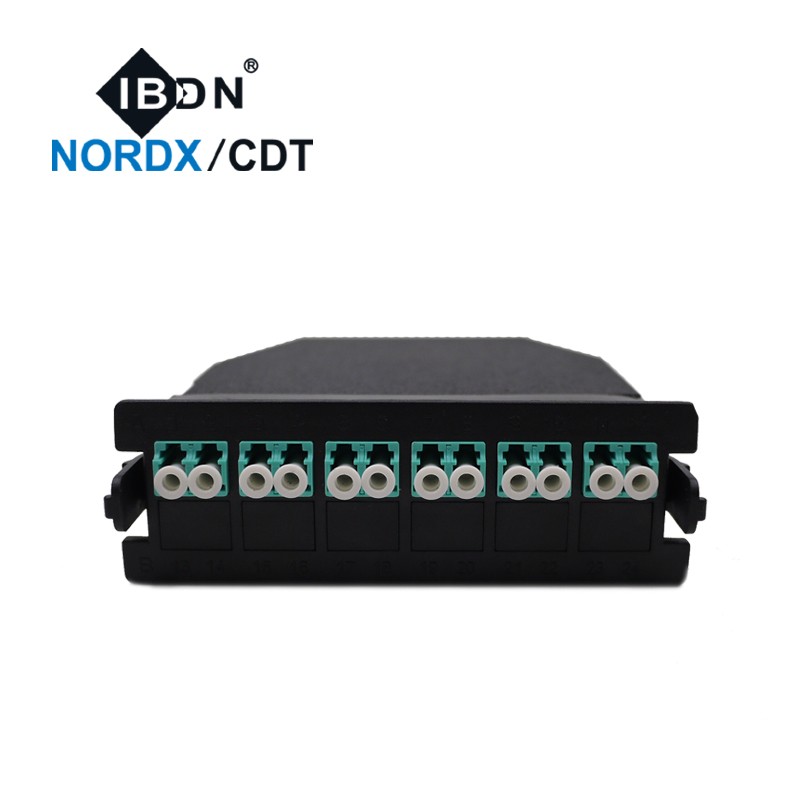 IBDN NORDX/CDTIBDN预端接模块插盒6口12芯/12口24芯 预端接模块MPO-lc单模6口12芯