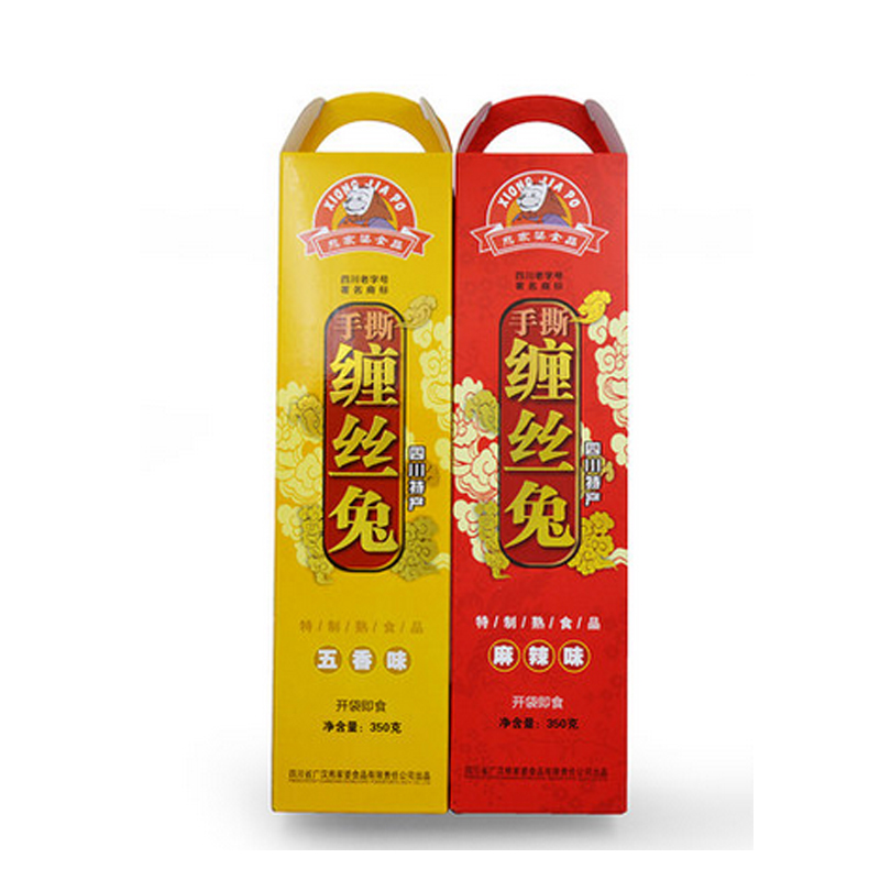 熊家婆 【新老包装随机发】 四川特产 广汉熊家婆缠丝兔盒装 五香味