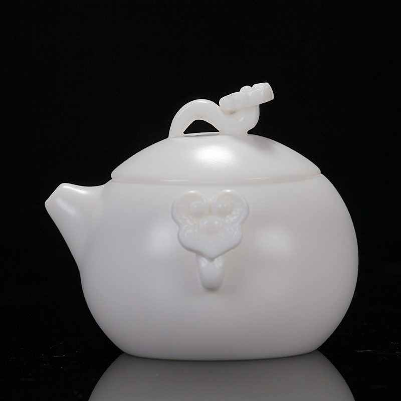 贰号(erhao) 贰号德化白瓷茶具茶壶陈清宜手工建白瓷壶功夫茶具如意手