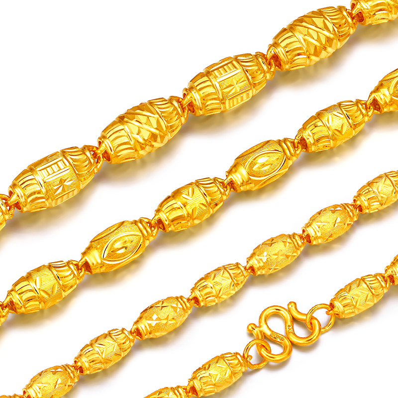 黄金项链CEMNI千年珠宝黄金项链全橄榄足金999土豪项对比哪款性价比更高,怎么样？