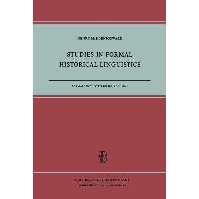 预订 Studies in Formal Historical Linguistics