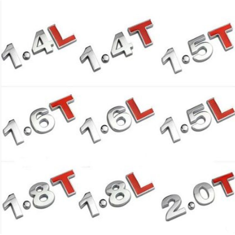 美克杰 汽车排量标车贴个性车尾标志排量标贴 3.4t