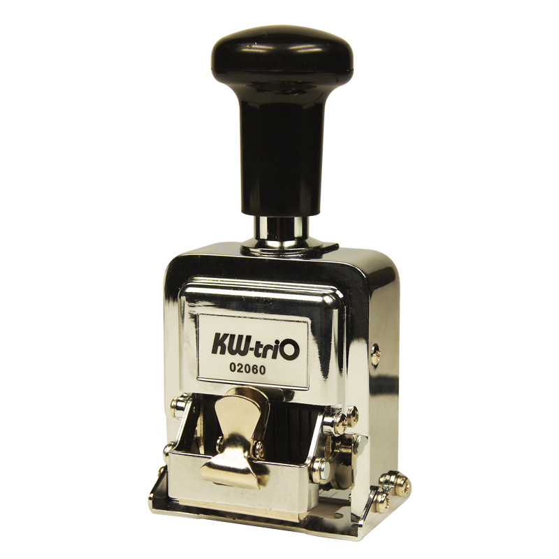 机多位数字票据生产日期打码器打号器编号数字印章 6位自动号码机一个