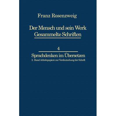预订 Franz Rosenzweig Sprachdenken : Arbeitspapie...