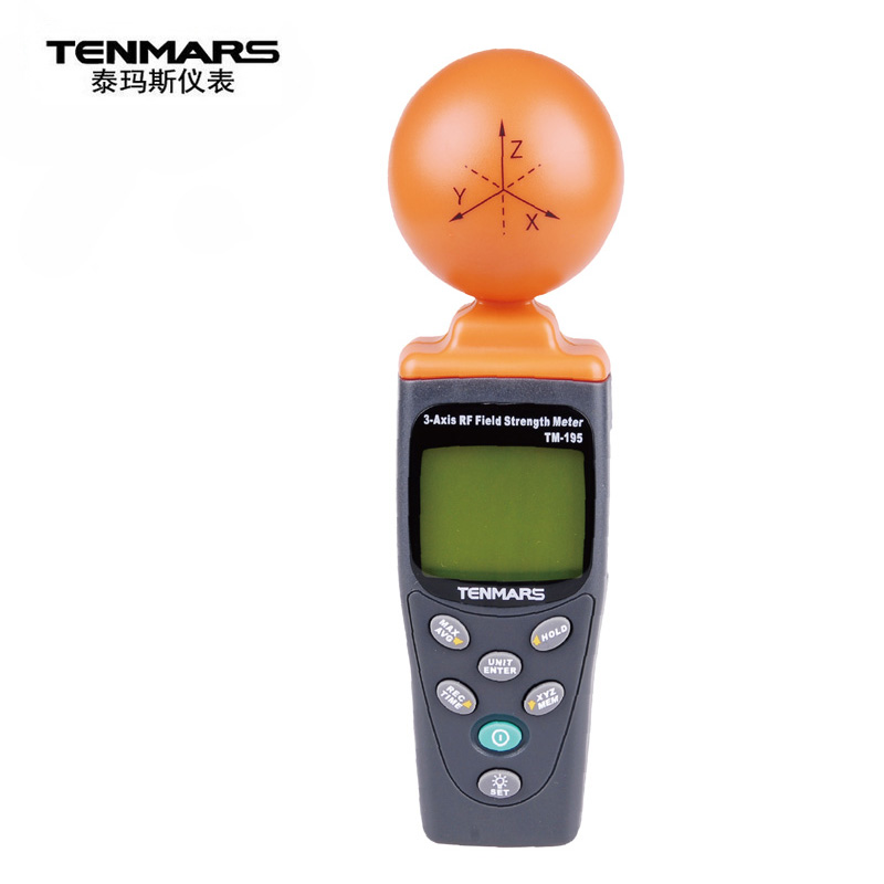 泰瑪斯(tenmars)台湾泰玛斯tm-195电磁波测试仪三轴高频电磁辐射检测