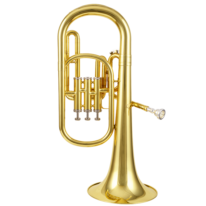 津宝 礼号 jbah-1300 中音号降e调 漆金色中音小抱号专业演奏级乐器