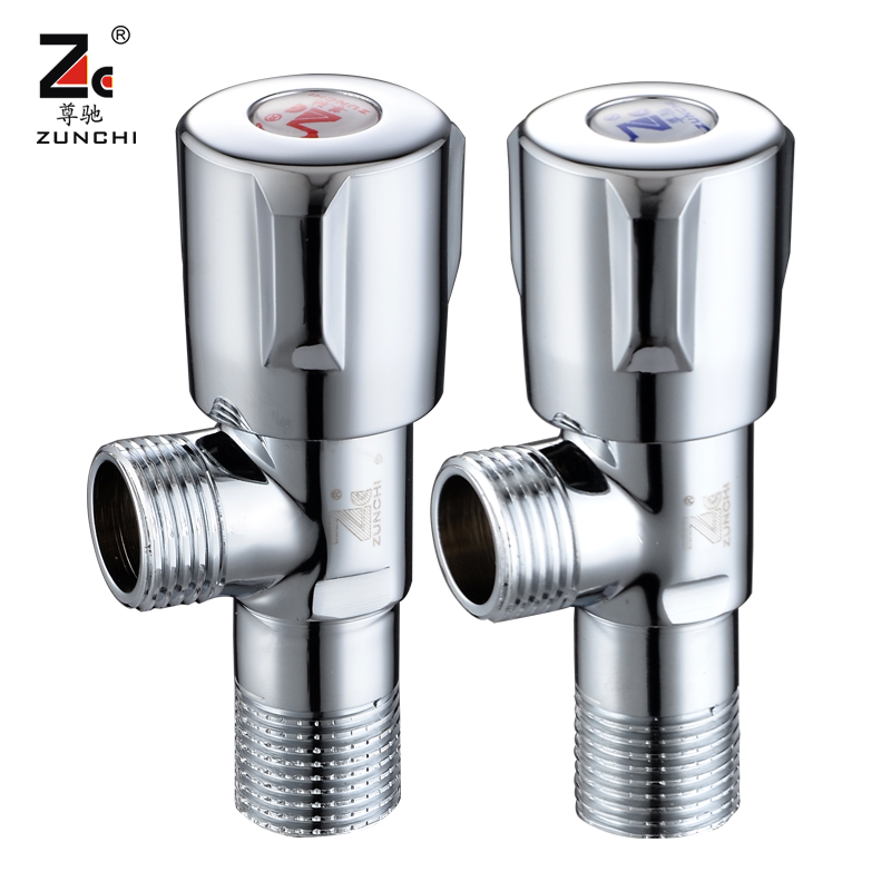 尊驰卫浴全铜加厚三角阀八字阀z-4505a 两只装