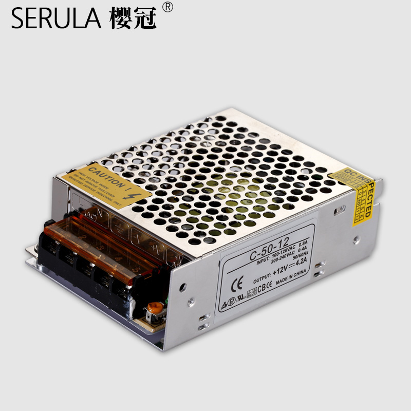 樱冠(serula) 12v低压电源led灯带12v软灯条灯具电源变压器80w250w