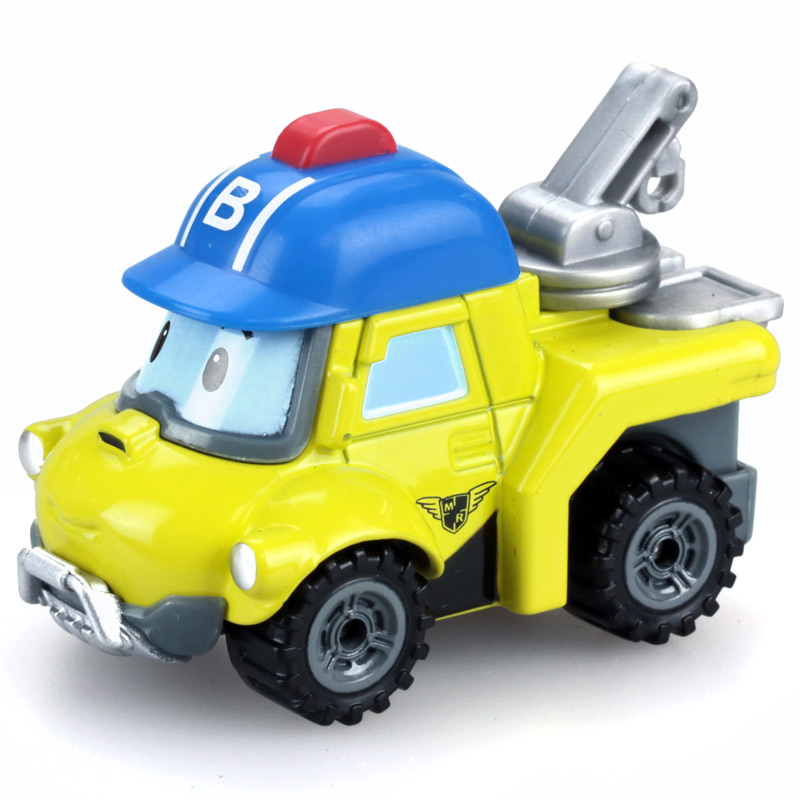 银辉玩具变形警车珀利POLI儿童玩具男孩女孩合金汽车动漫周边-工程车巴奇(不可变形）SLVC833060CD00101