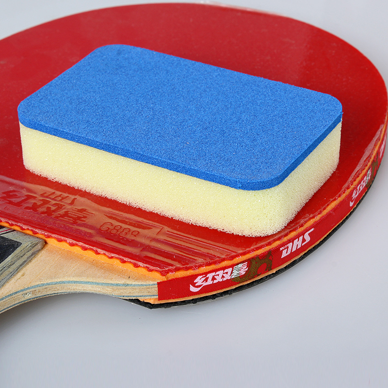 玺源乒乓球胶皮清洁棉 乒乓球拍套胶海绵擦 【蓝色】
