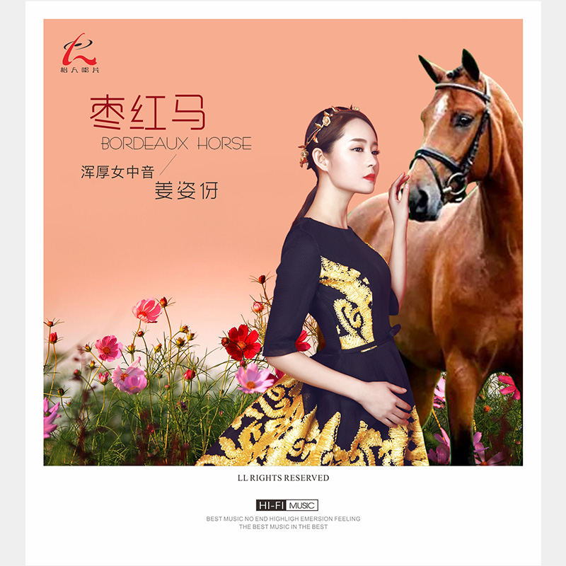 怡人唱片 新草原民族风 姜姿伢专辑 《枣红马》 (京东专卖)