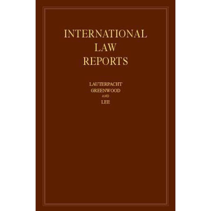 预订 International Law Reports: Volume 162