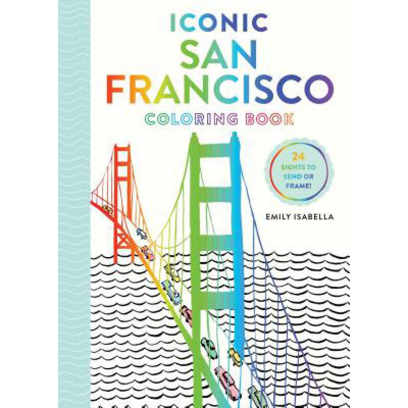 预订 Iconic San Francisco Coloring Book