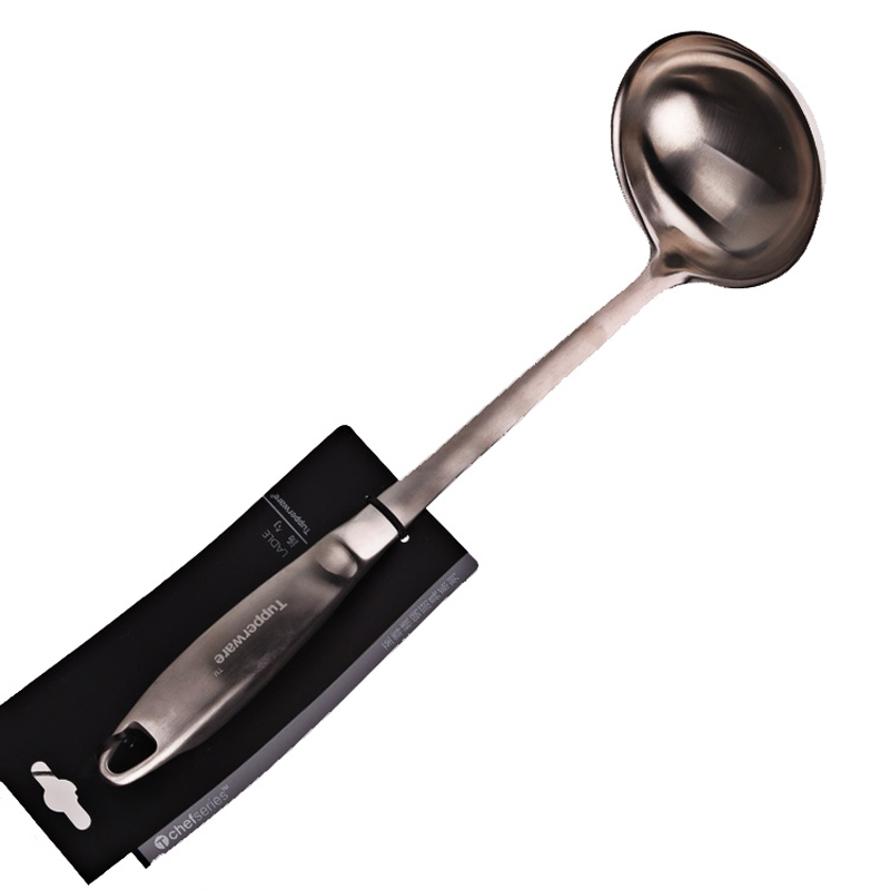 特百惠(tupperware)精钢厨具不锈钢勺锅铲子笊篱 汤勺单支