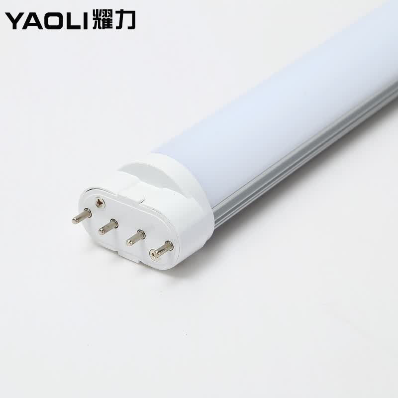 耀力四针h管led灯管2g11长条客厅节能改造三基色h型荧光灯管55w日光管