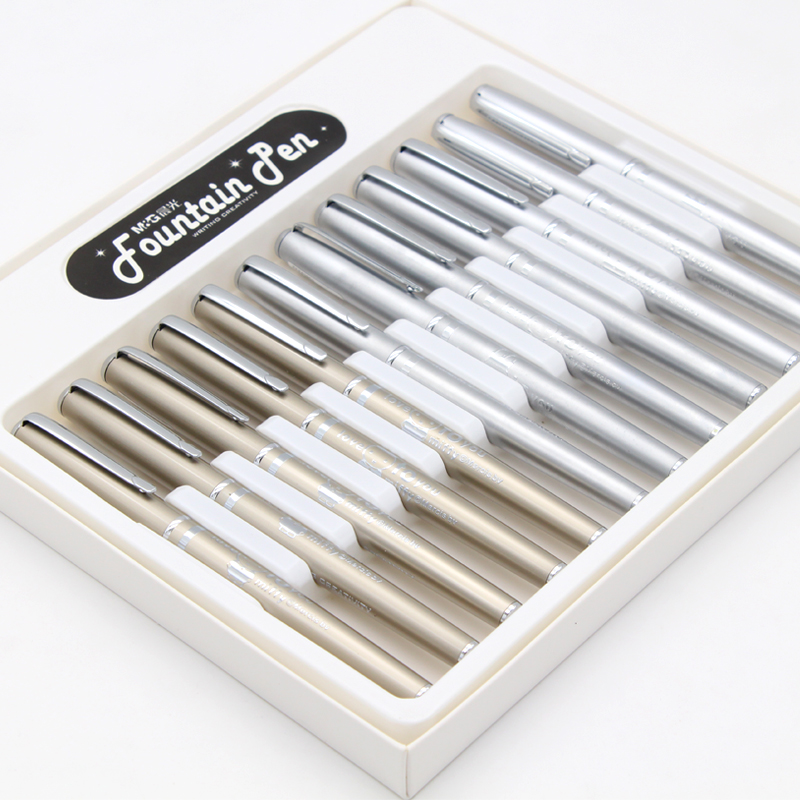 晨光(m&g) 晨光中学生用钢笔 可爱创意金属吸水钢笔男女/钢笔 晨光