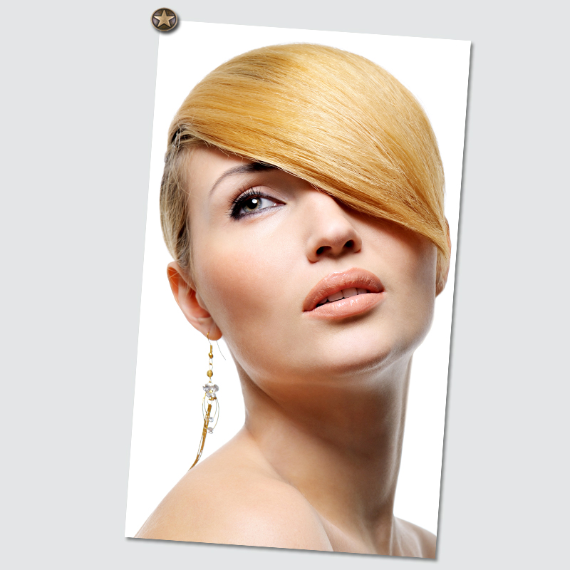 居梦坞 欧美创意发型海报个性理发店装饰画发廊美发店发型工作室艺术