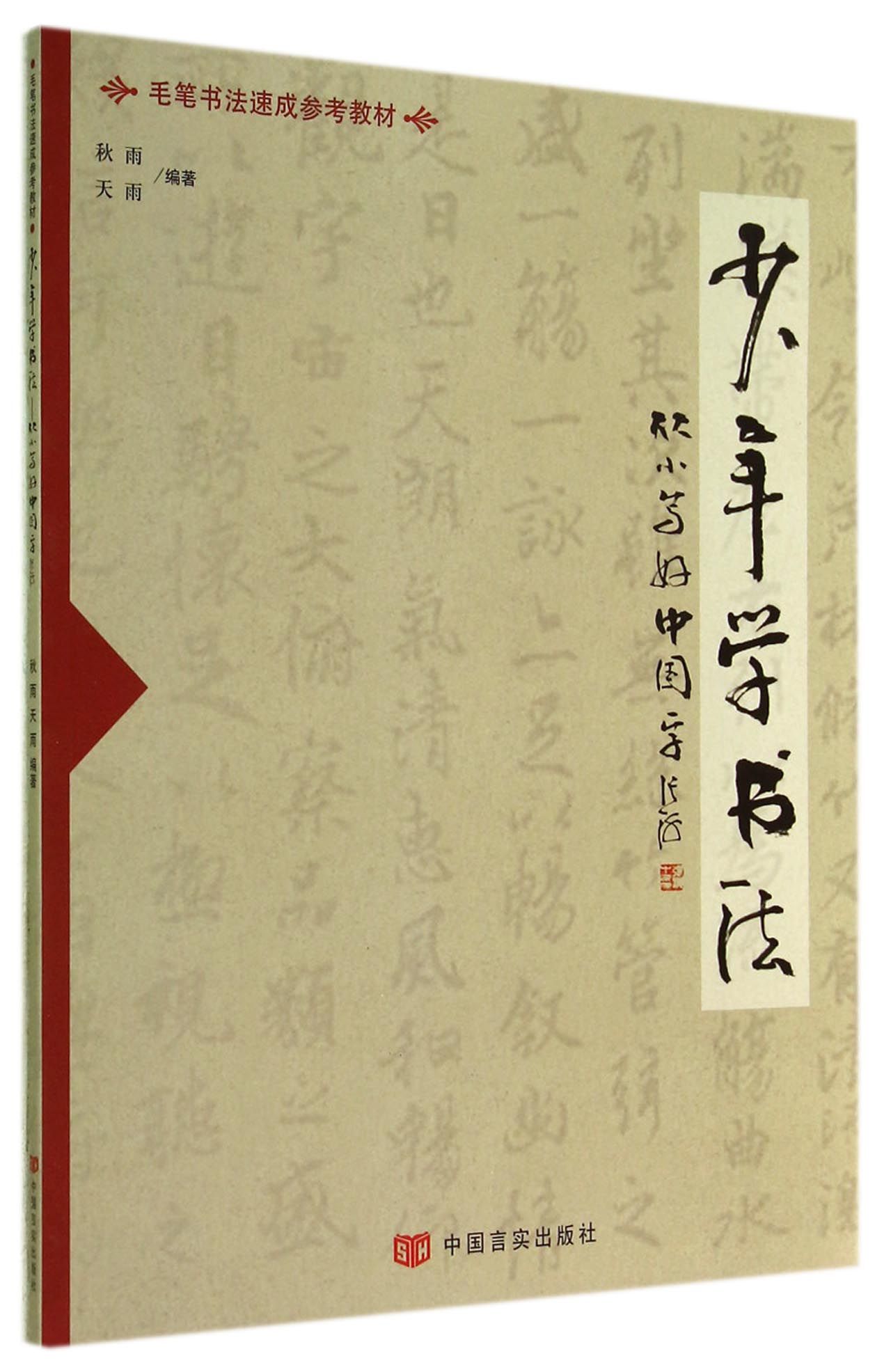 少年学书法