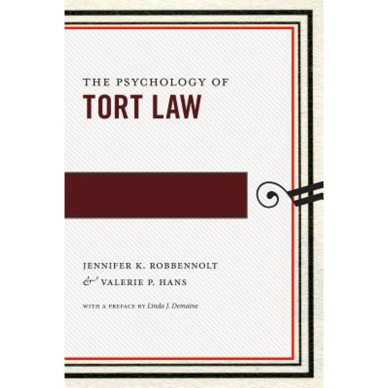 预订 The Psychology of Tort Law