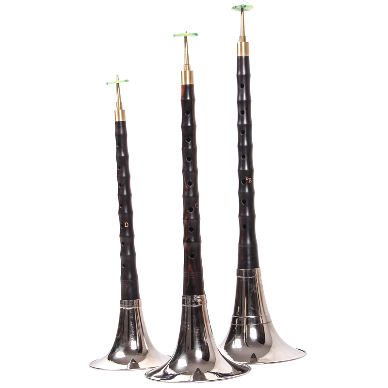 梵巢 乌木材质手工制作 民族吹奏乐器 演奏初学 唢呐 a调唢呐