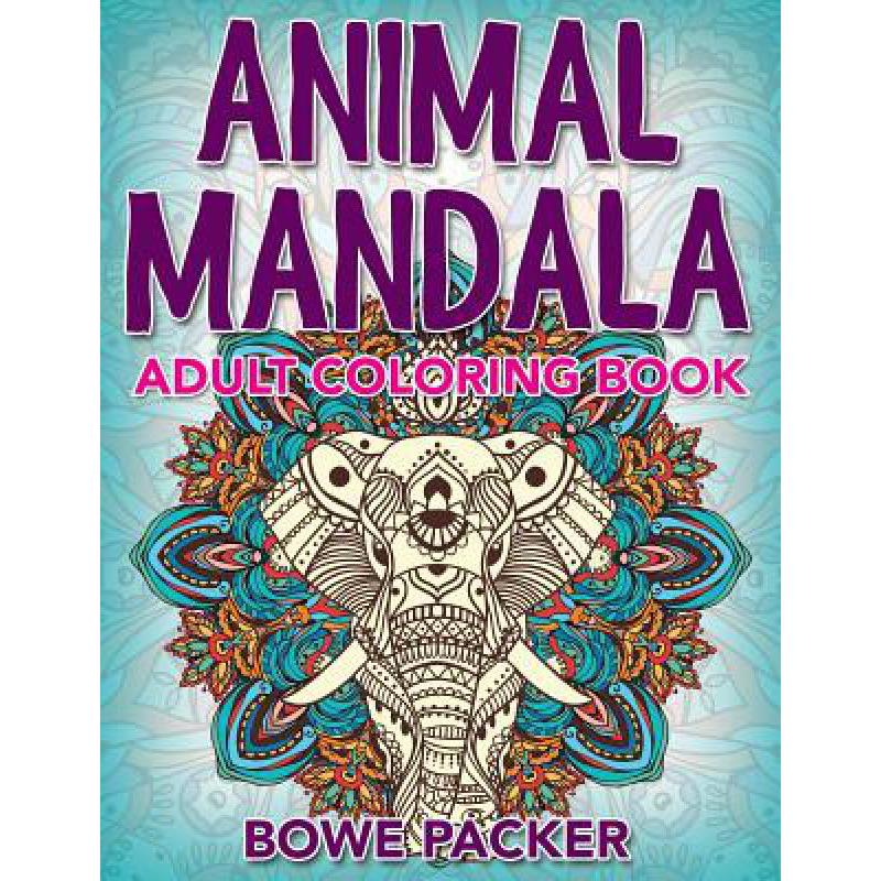 预订 Animal Mandala: Adult Coloring Book