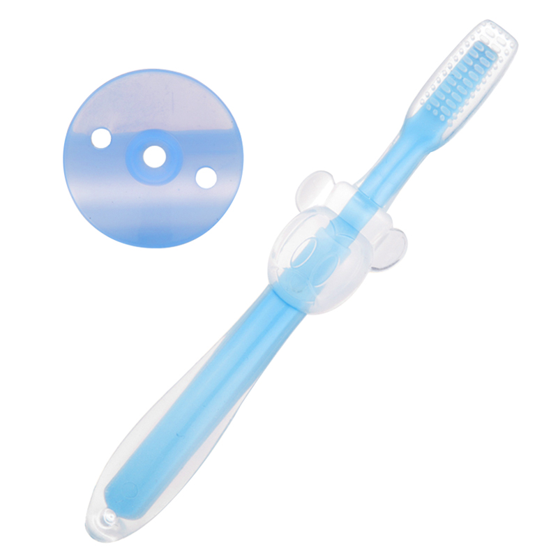 樱舒婴儿牙刷儿童牙刷硅胶训练阶段宝宝软毛幼儿牙刷1-2-3岁我只想要蓝色的，有办法选择吗？