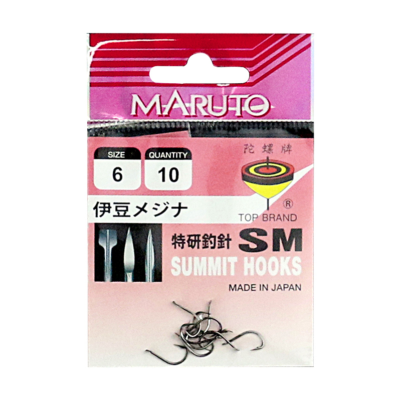 陀螺牌(top brand)土肥富鱼钩伊豆sm特研钓针有倒刺钓鱼钩竞技野钓