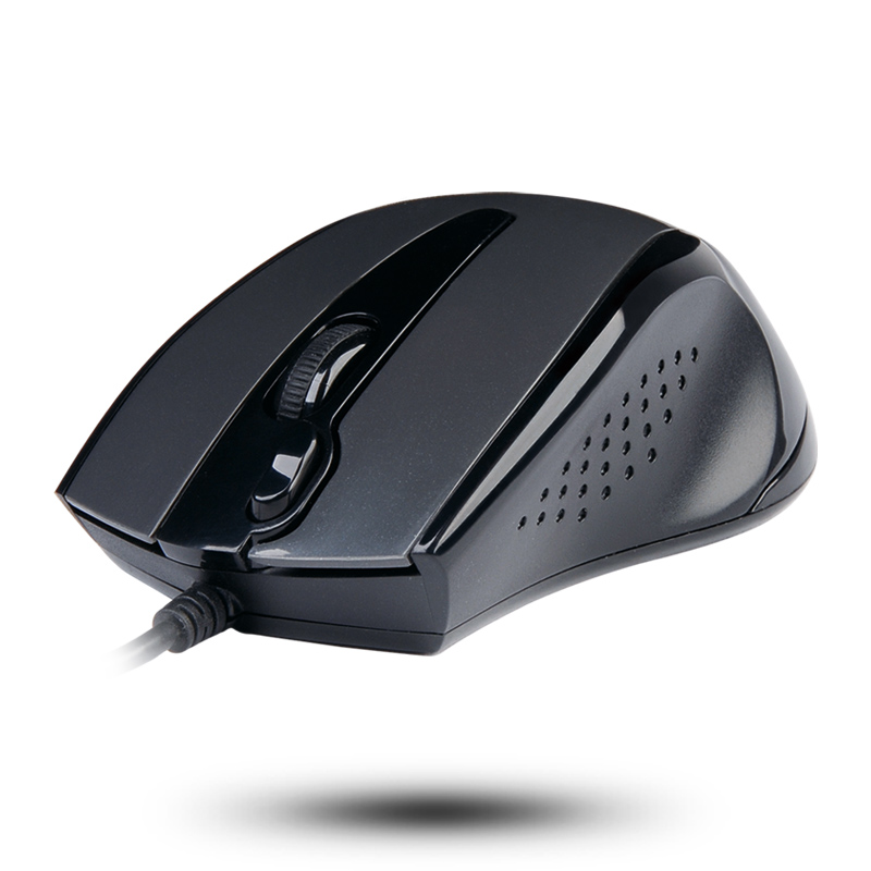 双飞燕（A4TECH) KB-N8500 键鼠套装有线键盘鼠标套装办公电脑鼠标键盘套装防泼溅 鼠标U口+键盘P口 黑色
