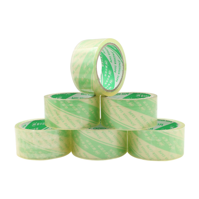 晶华 透明封箱胶带打包封带封口胶带  bopp胶带(52um) 45mm*82.