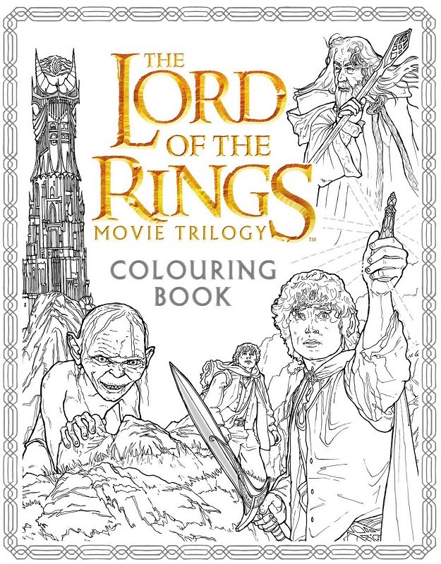 魔戒三部曲 电影版涂色书 The Lord of the Rings Movie Tril