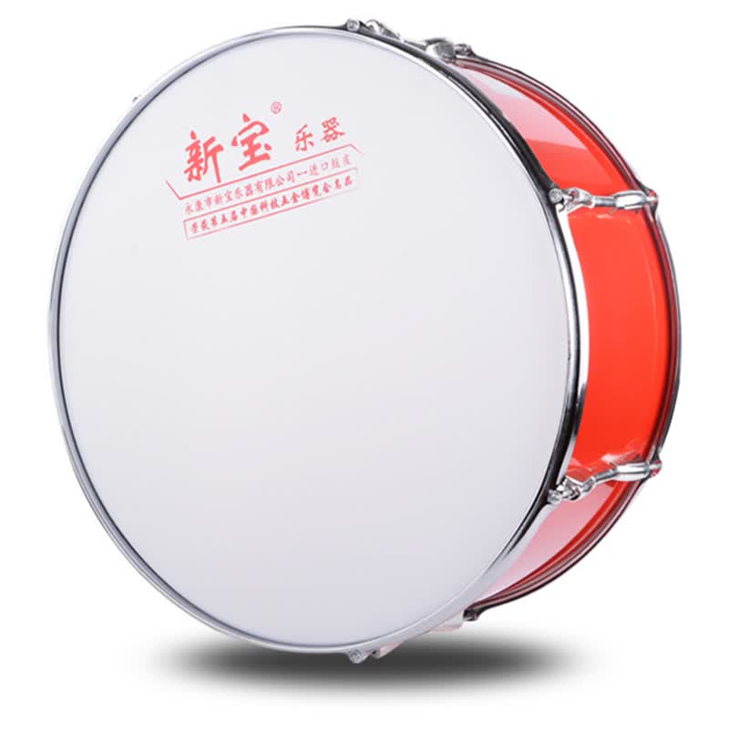 新宝(xinbao)  不锈钢高大军鼓 22英寸 195型 红色22英寸(鼓棒 背带