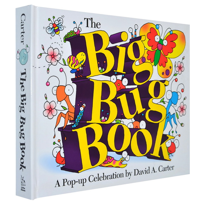 【现货】big bug book大飞虫 carter 英文原版儿童立体书善本图书