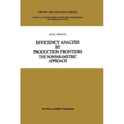 预订 Efficiency Analysis by Production Frontiers ...