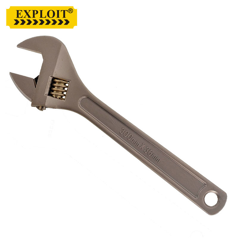 开拓(exploit) 铝青铜活动扳手活扳手活口扳手 028070 8寸