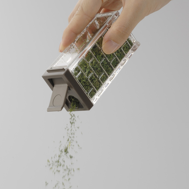 inomata日本进口调料瓶调味罐撒盐瓶烧烤厨房用调料瓶 粗口咖啡1146