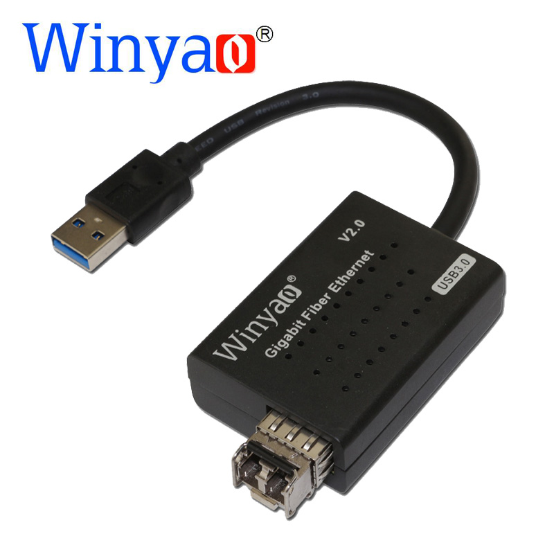 Winyao USB1000F-SX USB3.0 SFP LC多模千兆光纤网卡