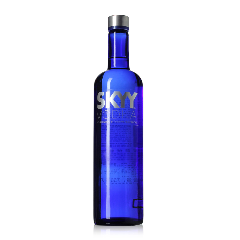 美国进口洋酒Skyy Vodka深蓝原味伏特加750ml