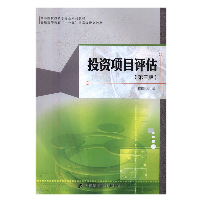 投资项目评估 金融与投资 书籍
