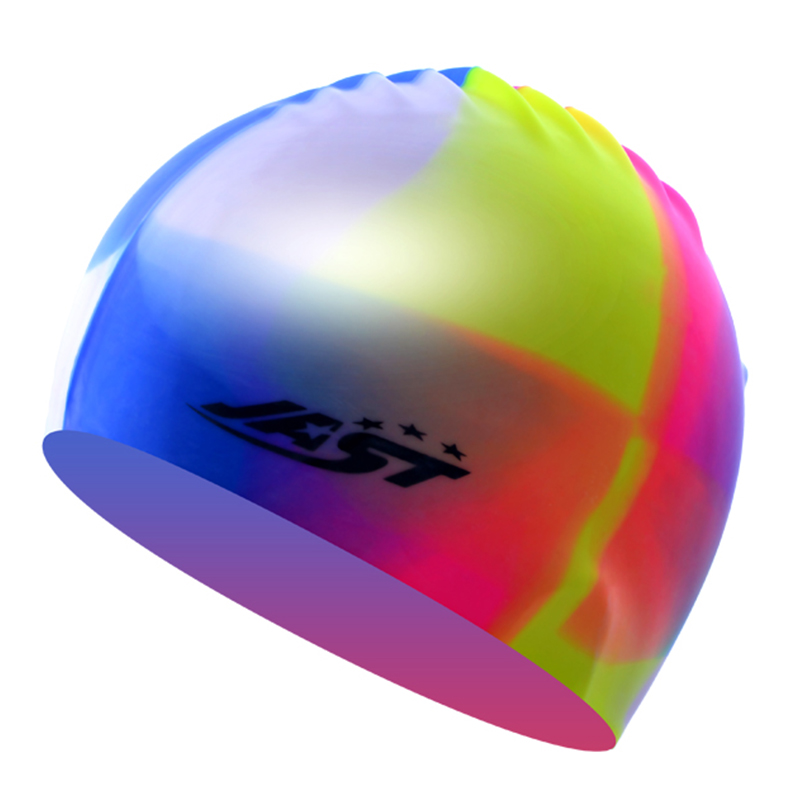 佳斯特(jast) 硅胶泳帽 防水护耳舒适大容量泳帽 男女士成人硅胶游