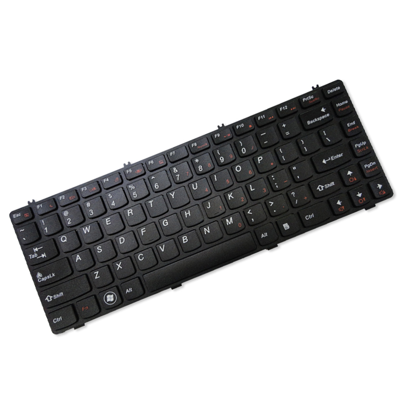 良奥 适用 联想(lenovo) y470键盘y471 y475笔记本内置键盘 黑色 y475