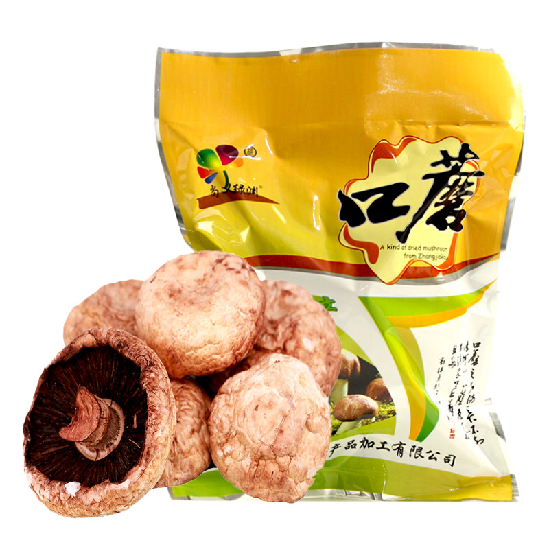 尚义绿渊 张家口特产口蘑山珍菌类南北干货白蘑菇干可炖炒菌菇汤菌菇