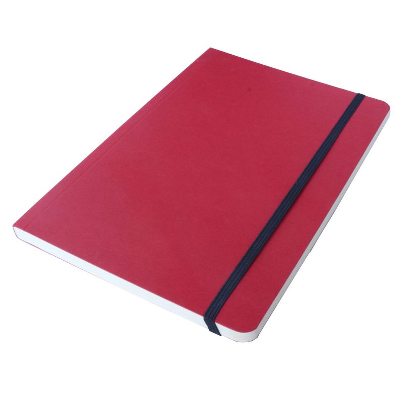 遵爵(potentate)旅行本 素描本 绘画涂鸦本 80g 80张 a6红色封面(142*