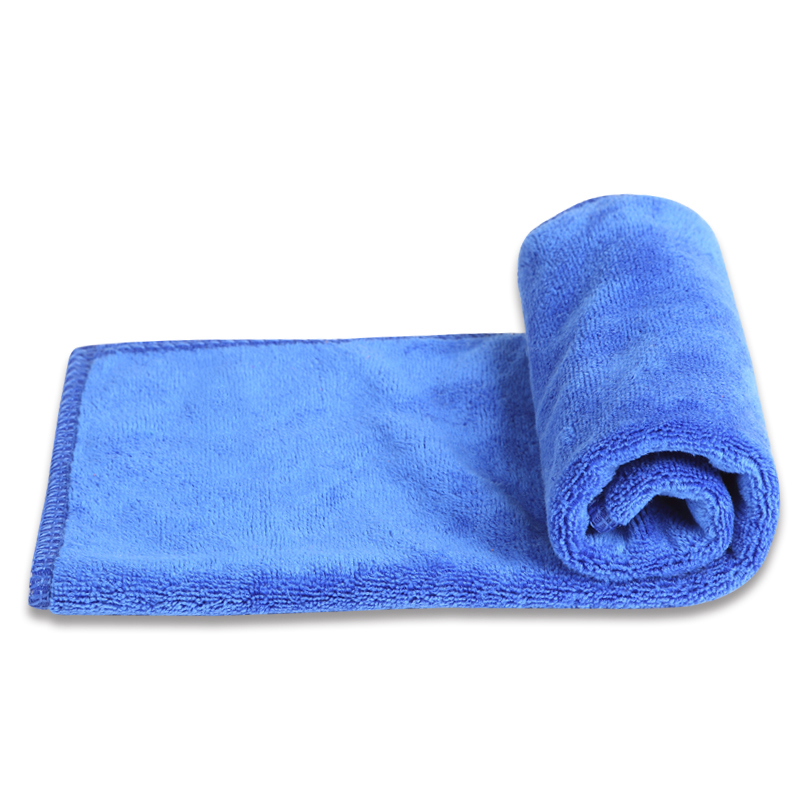 蔻均缕汽车内饰擦拭灰尘毛巾洗车不易掉毛不易褪色吸水擦车布加绒加厚 深蓝色  深蓝色