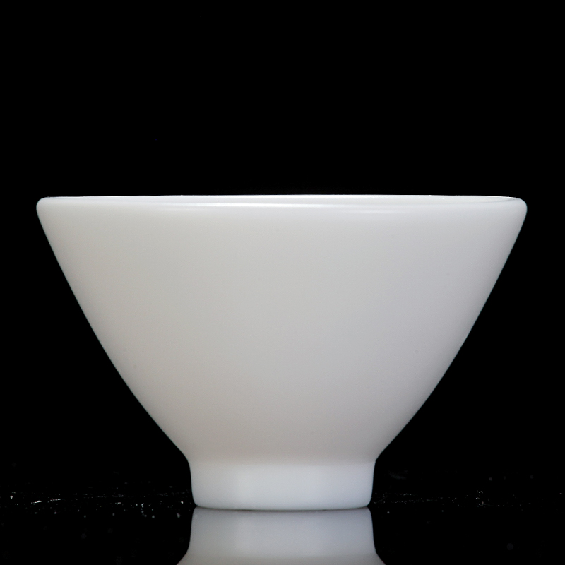 贰号(erhao)/陈清宜德化建白瓷功夫茶杯陶瓷茶具大码品茗杯主人杯/斗