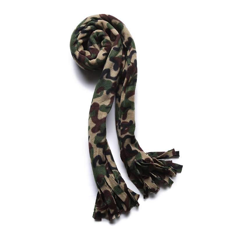 outroad男士围巾冬季户外迷彩百搭围脖 军绿迷彩